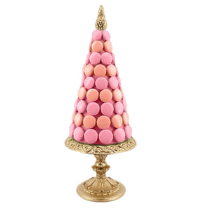 Pink And Orange Macaron Tree Figurine