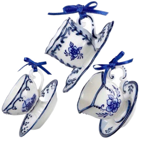 Assorted Teacup Ornament, INDIVIDUALLY SOLD