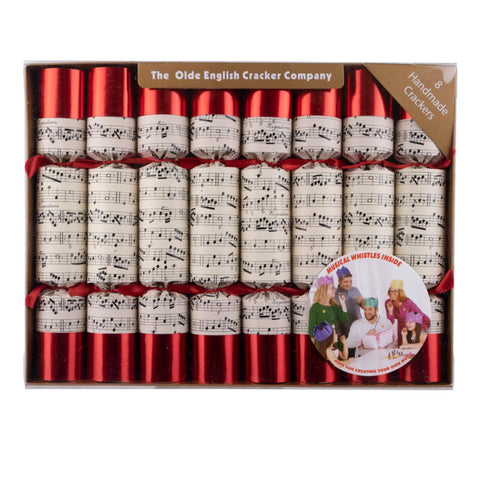 Music Notes Crackers, Set Of 8