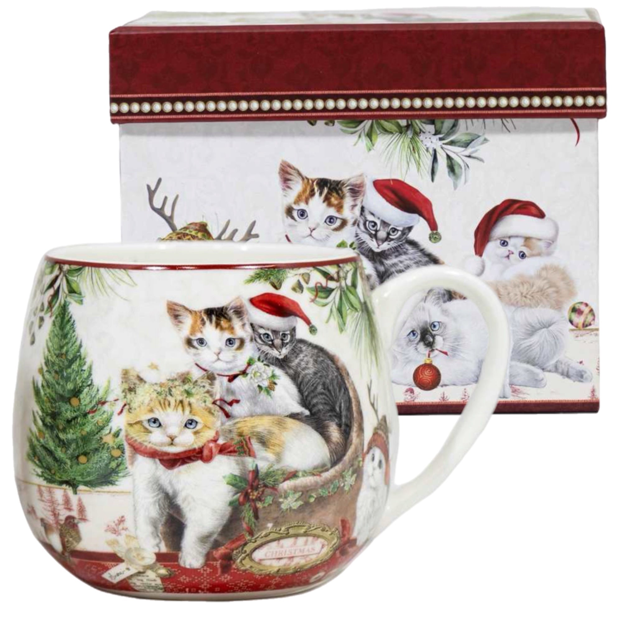 Christmas Cats Mug With Gift Box