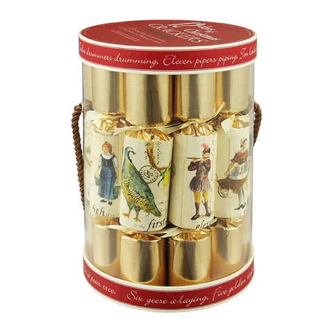12 Days Of Christmas Crackers, Set Of 12