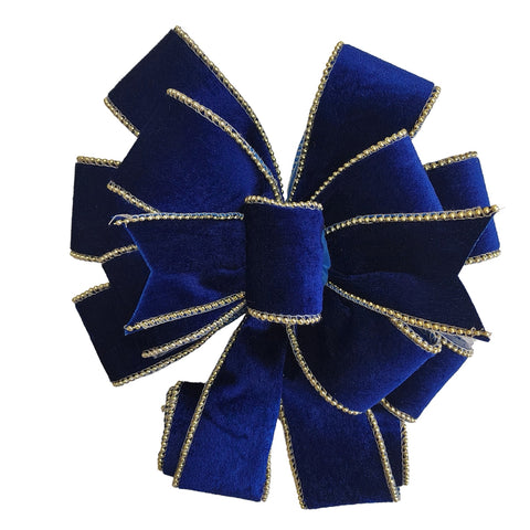 31" Navy With Gold Trim