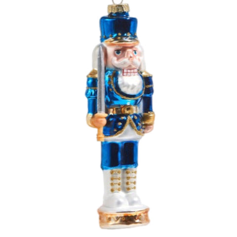 Blue Nutcracker Ornament