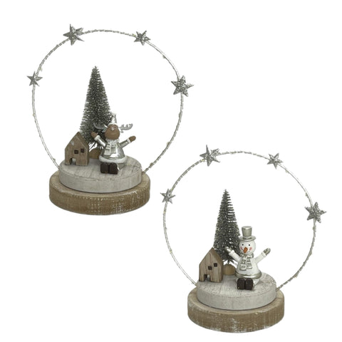 Assorted Christmas Light Up Figurine, INDIVIDUALLY SOLD