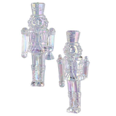 Assorted Iridescent Nutcracker Ornament, INDIVIDUALLY SOLD