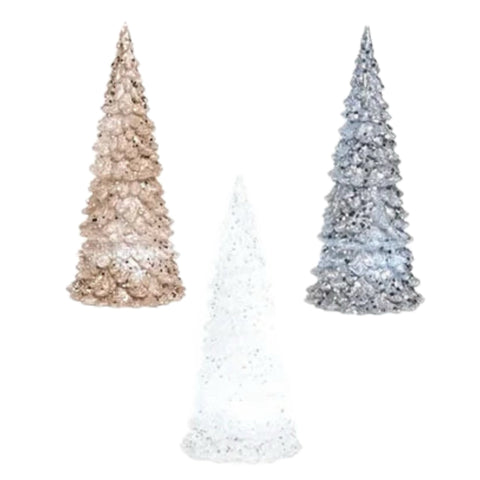 Assorted Medium LED Tree Figurine, INDIVIDUALLY SOLD