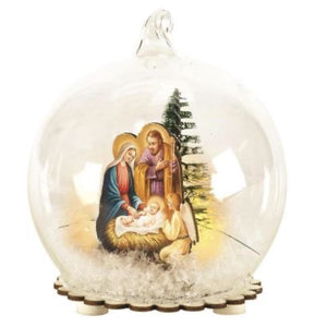 Holy Family Ball Ornament