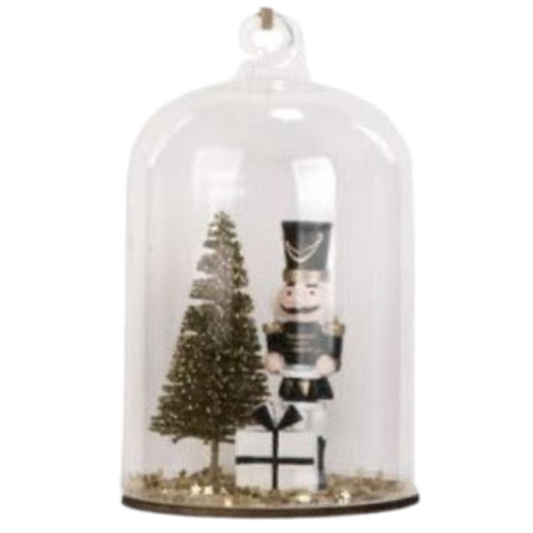 Nutcracker In Dome Ornament