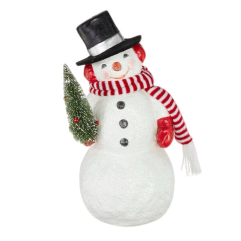 Snowman With Tree Figure