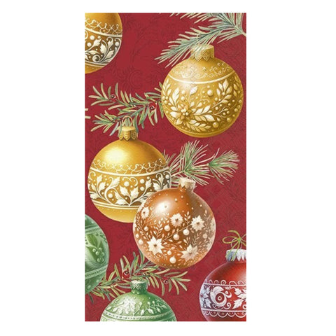 Christmas Balls Hostess Napkin