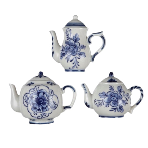 Assorted Teapot Ornament, INDIVIDUALLY SOLD