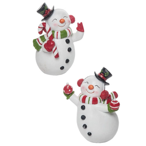 Assorted Jolly Snowman Figurine, INDIVIDUALLY SOLD