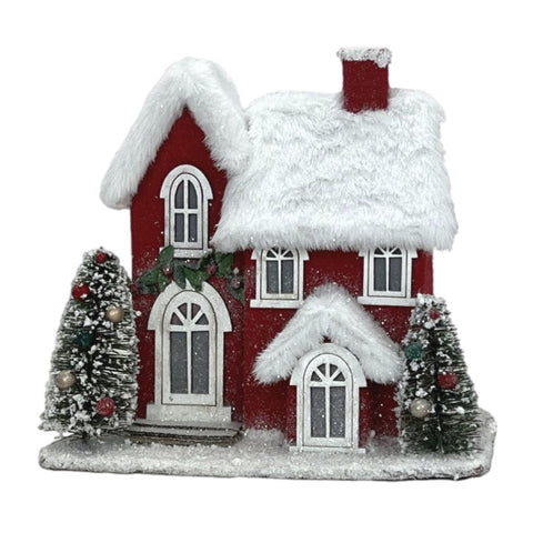 Red House Figurine