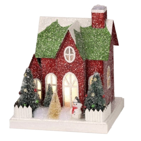 Red House Figurine