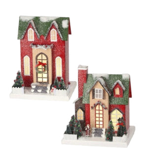 Assorted Red House Figurine, INDIVIDUALLY SOLD