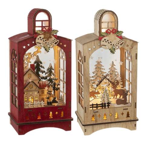 Assorted LED Lantern Figurine, INDIVIDUALLY SOLD