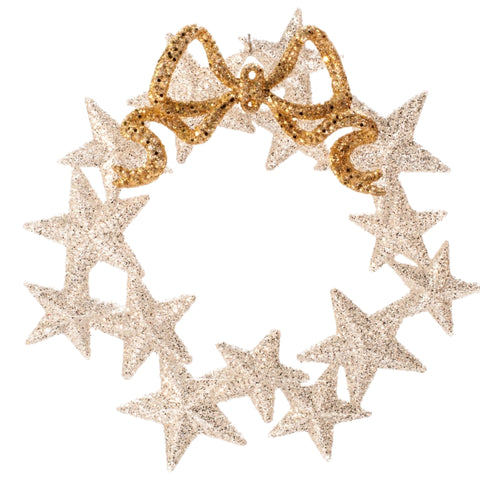 Glittered Star Wreath Ornament