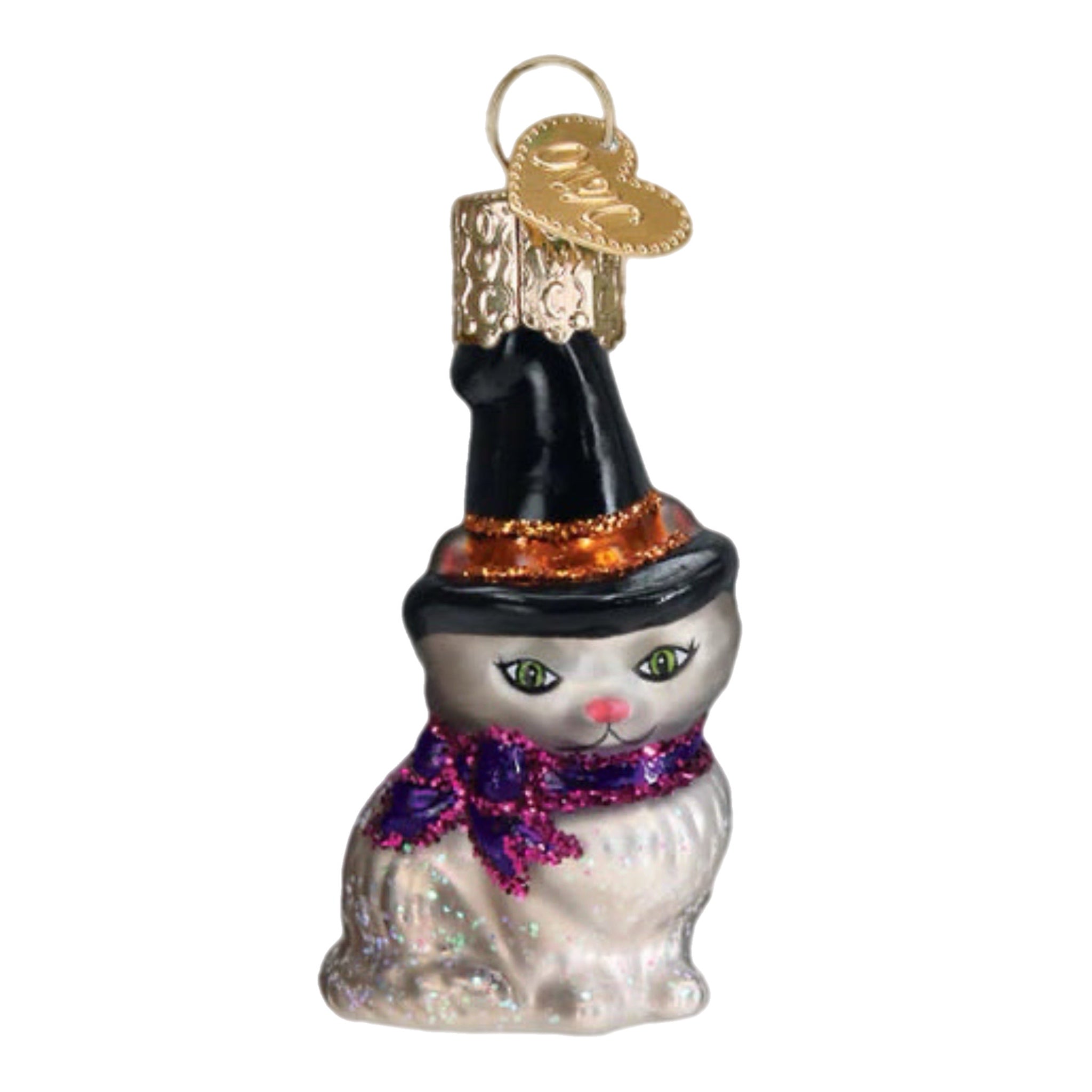 Mini Witch Kitten Ornament