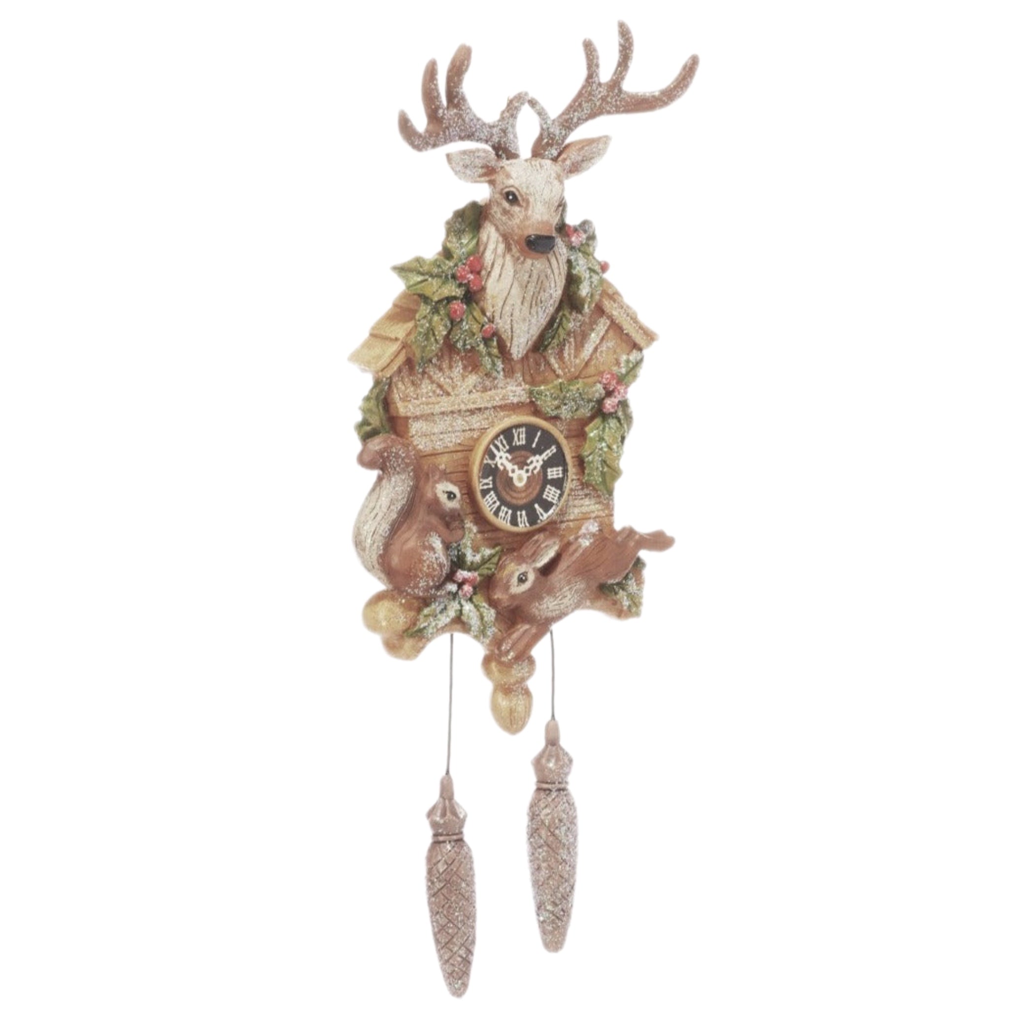 Reindeer Cuckoo Clock Ornament