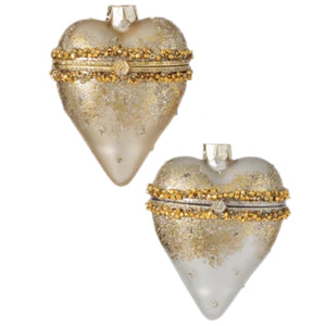 Assorted Heart Box Ornament, INDIVIDUALLY SOLD