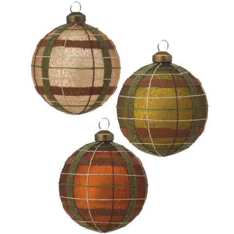 Assorted Plaid Ball, INDIVIDUALLY SOLD