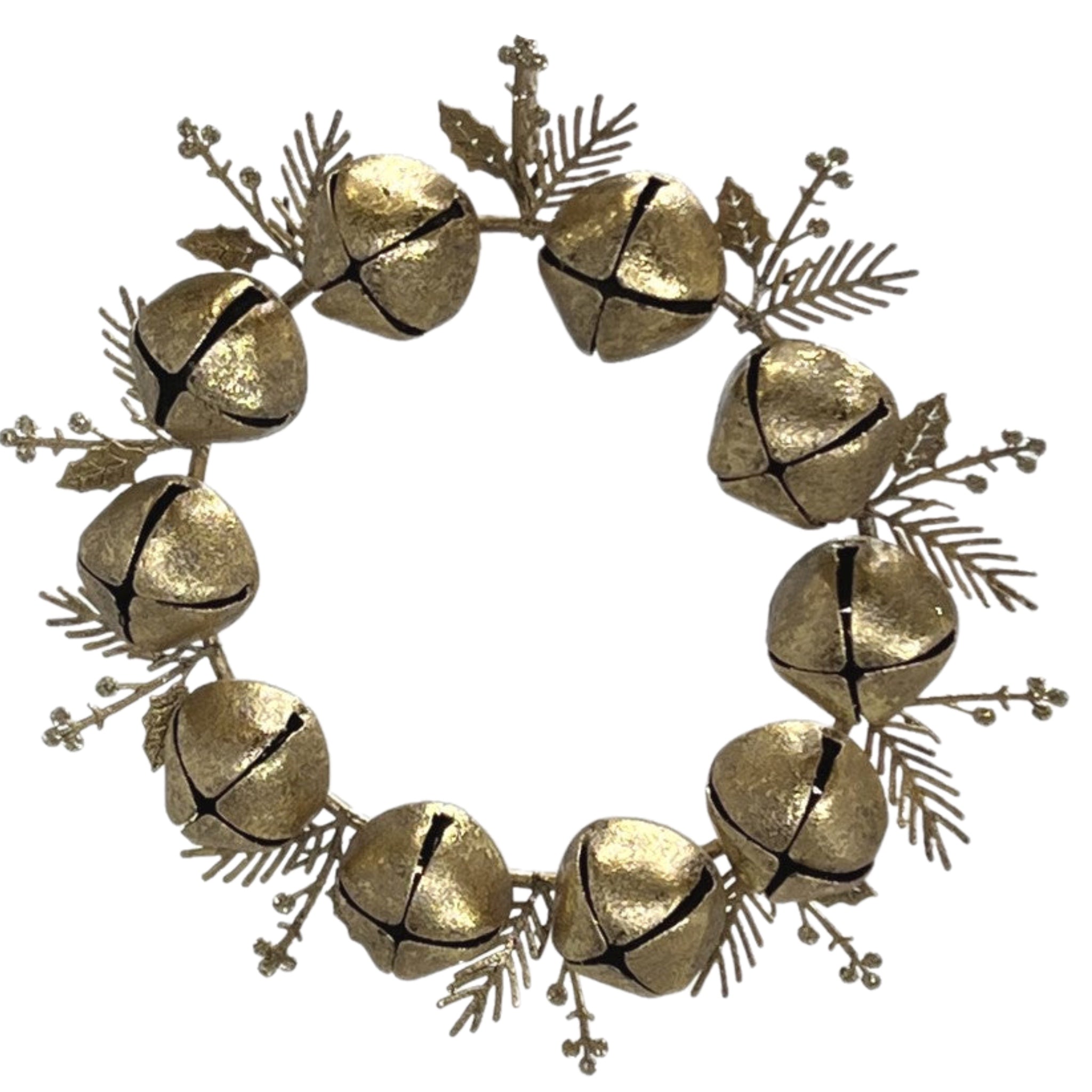 7.5"  Metal Bell Wreath