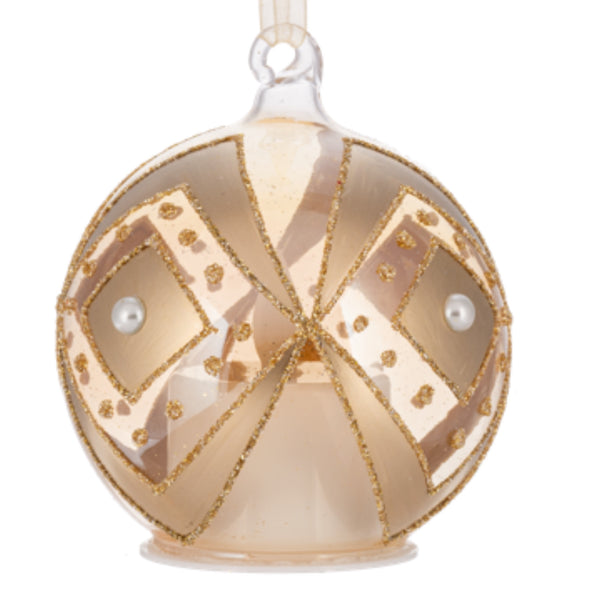 Assorted Champagne LED Candle Ball, INDIVIDIALLY SOLD