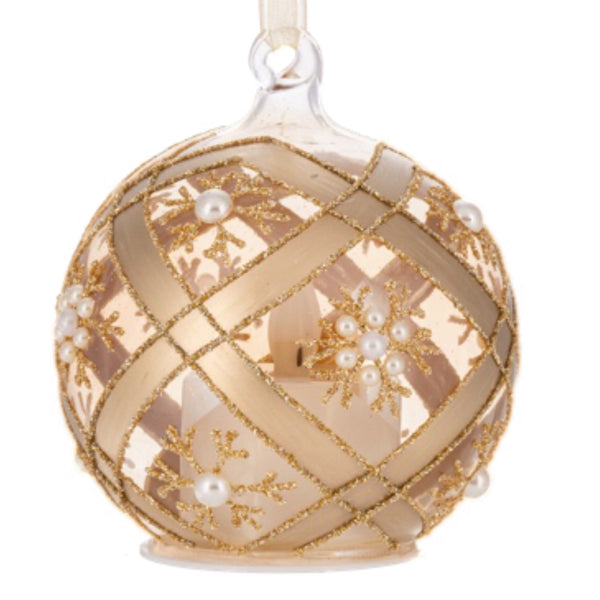 Assorted Champagne LED Candle Ball, INDIVIDIALLY SOLD