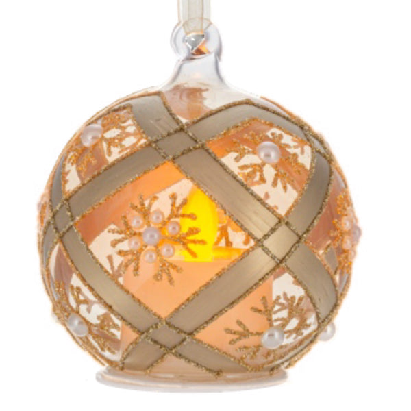 Assorted Champagne LED Candle Ball, INDIVIDIALLY SOLD