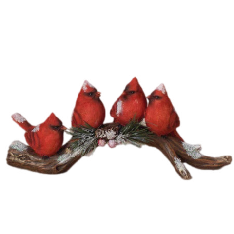 Cardinals On Branch Figurine