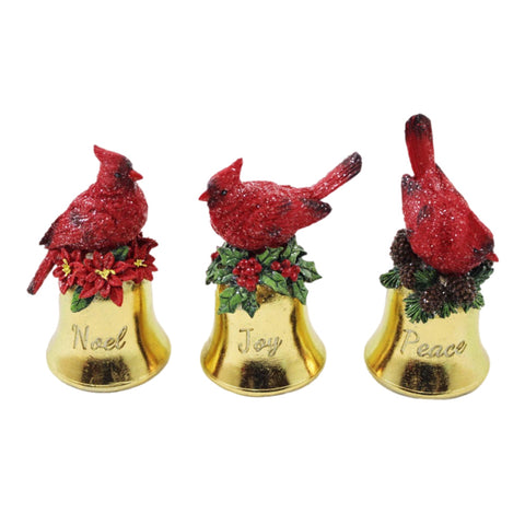 Assorted Cardinal Bell Figurine, INDIVIDUALLY SOLD