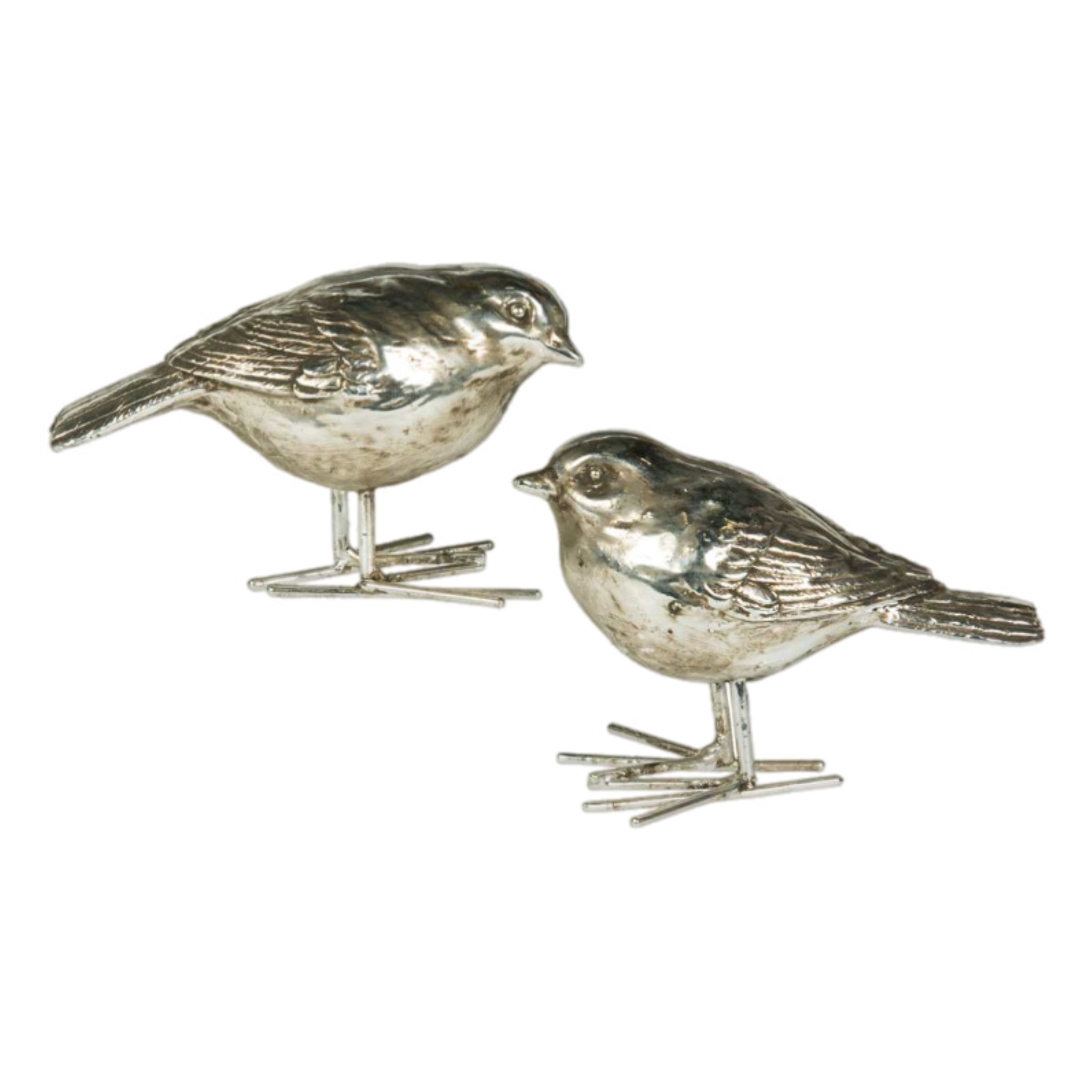 Assorted Silver Bird Figurine, INDIVIDUALLY SOLD