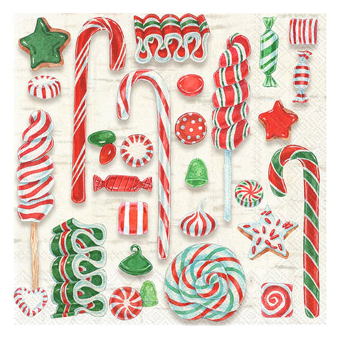 Christmas Sweets Luncheon Napkin