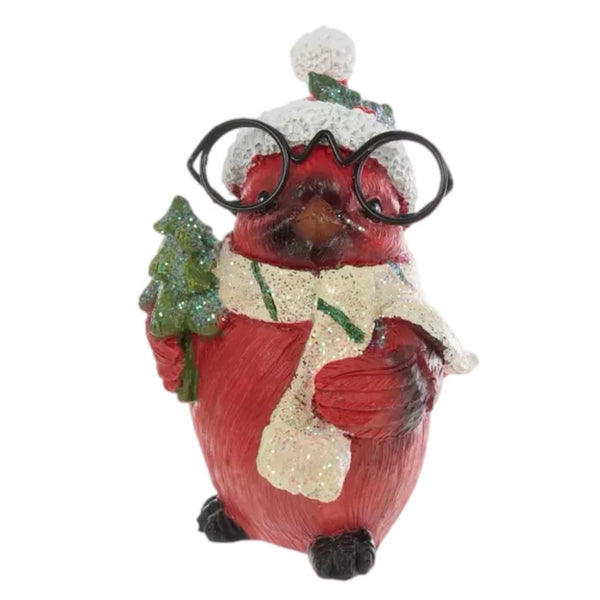 Assorted Cardinal In Glasses Figurine, INDIVIDUALLY SOLD