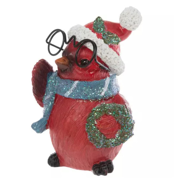 Assorted Cardinal In Glasses Figurine, INDIVIDUALLY SOLD
