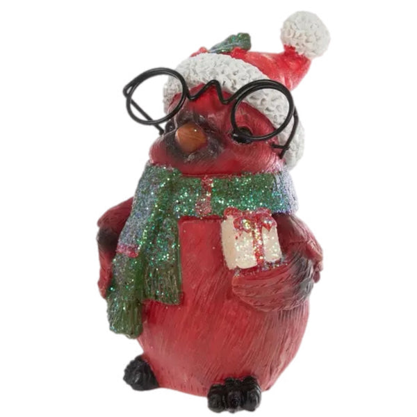 Assorted Cardinal In Glasses Figurine, INDIVIDUALLY SOLD