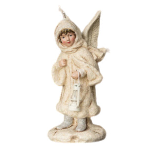 Angel Holding Lantern Figurine