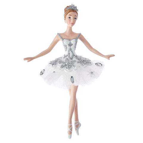 Ballerina Snow Queen Ornament