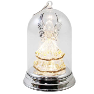 LED Angel In Dome Ornament