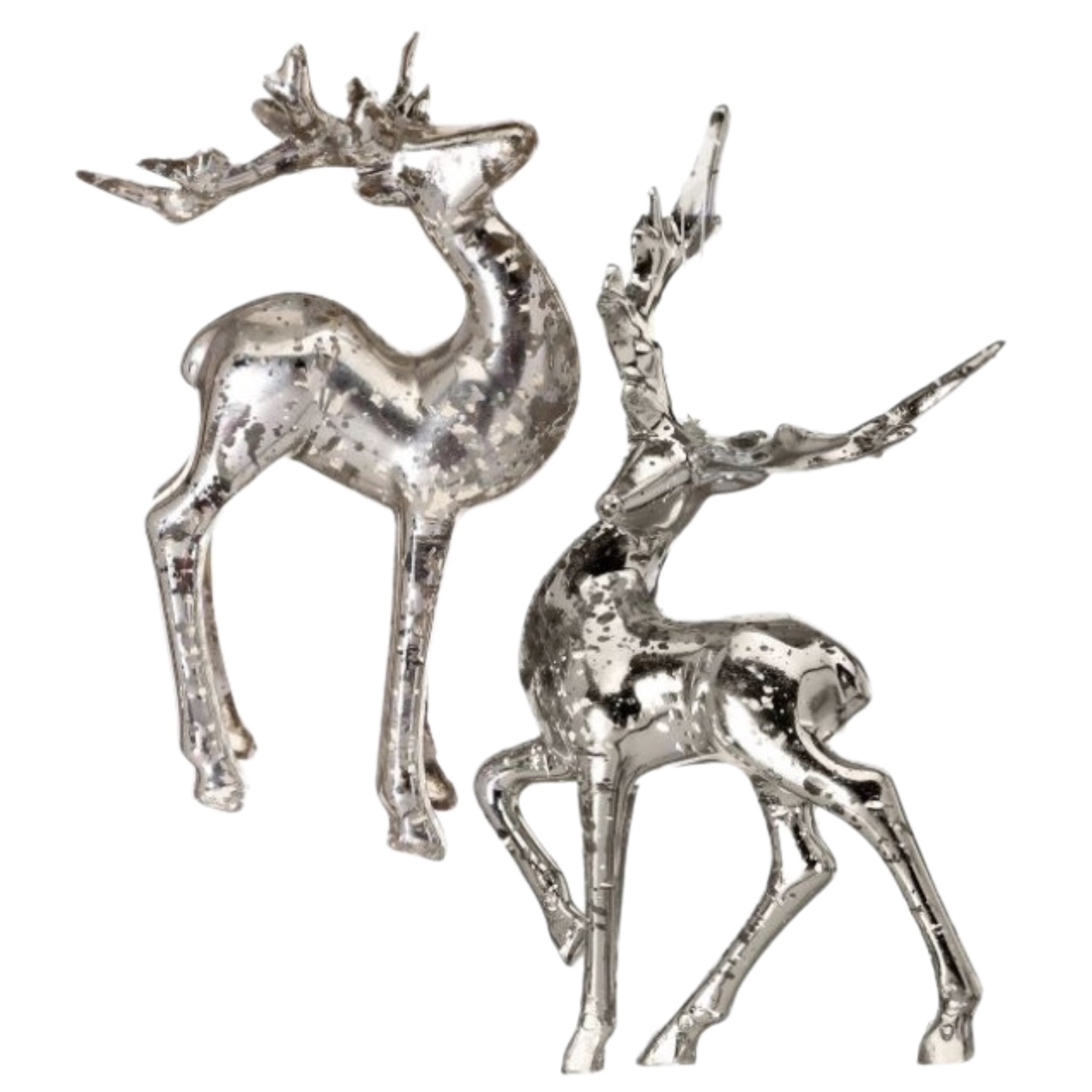 Assorted Silver Reindeer Ornament, INDIVIDUALLY SOLD