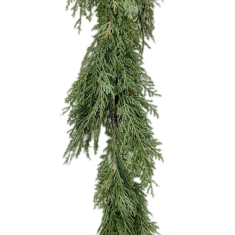 10' White Cedar Garland