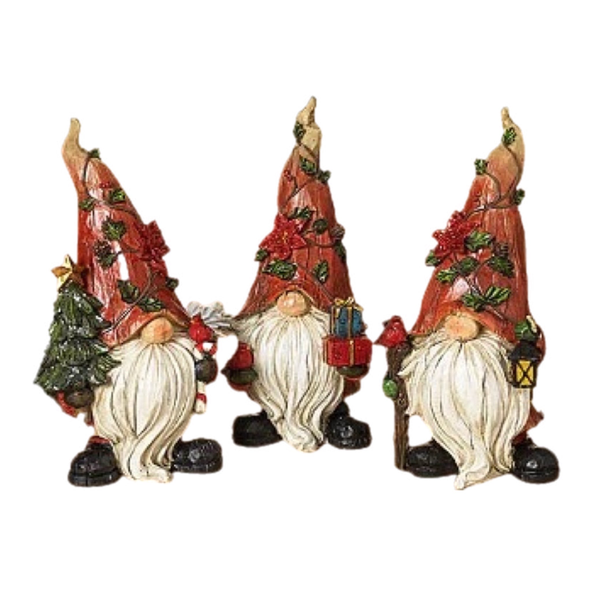 Assorted Holiday Gnome Figurine, INDIVIDUALLY SOLD