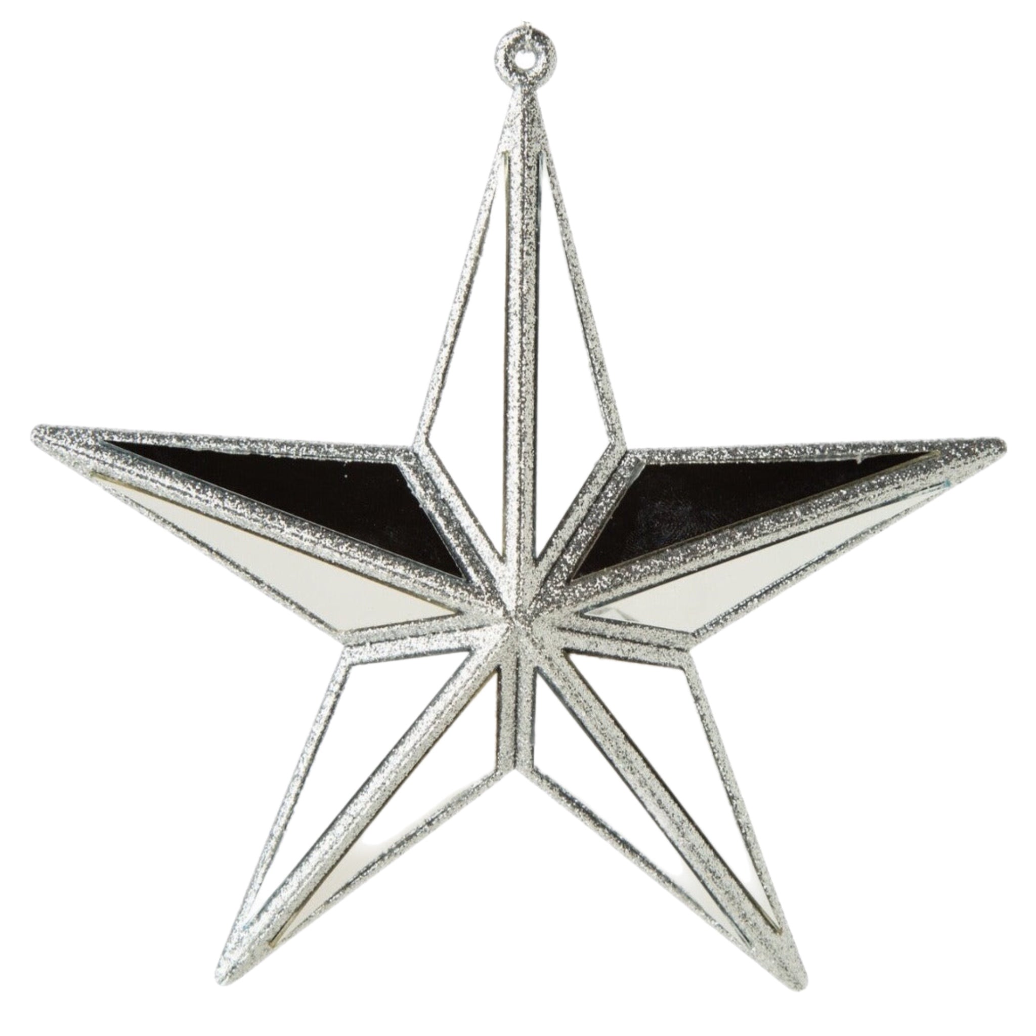 5 Point Mirrored Star Ornament