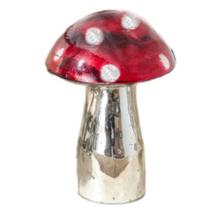 Small Red Mushroom Figurine