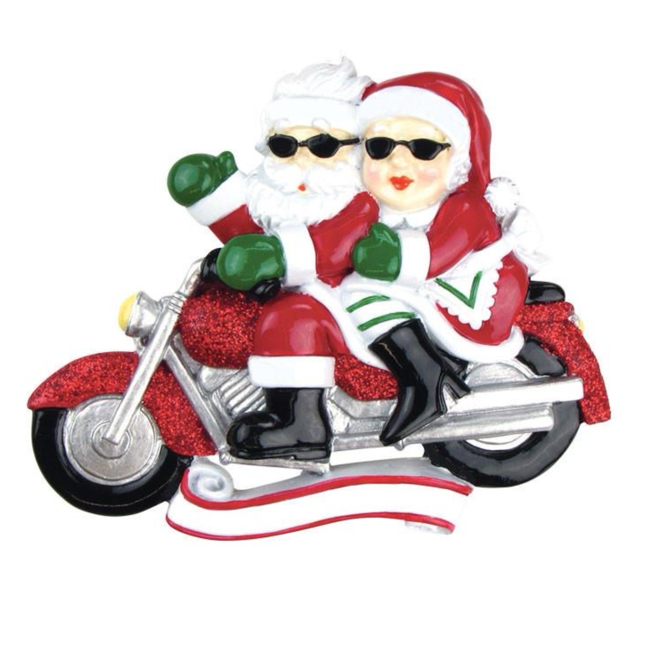 Motorcycle Couple Ornament