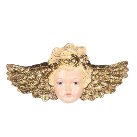 Cherub Head With Wings Figurine