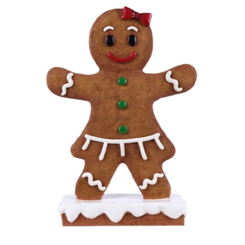 2' Gingerbread Girl Figurine