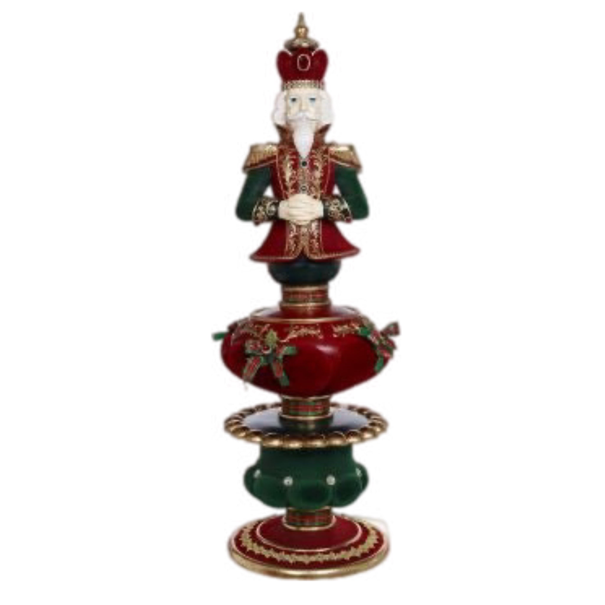 3.5' Nutcracker Finial Tabletop Figurine