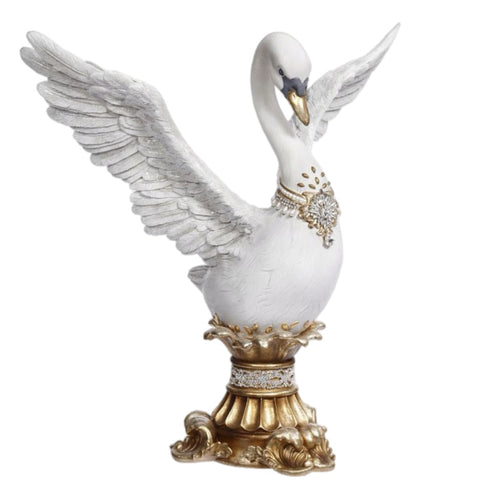 3' Elegant Swan Figurine