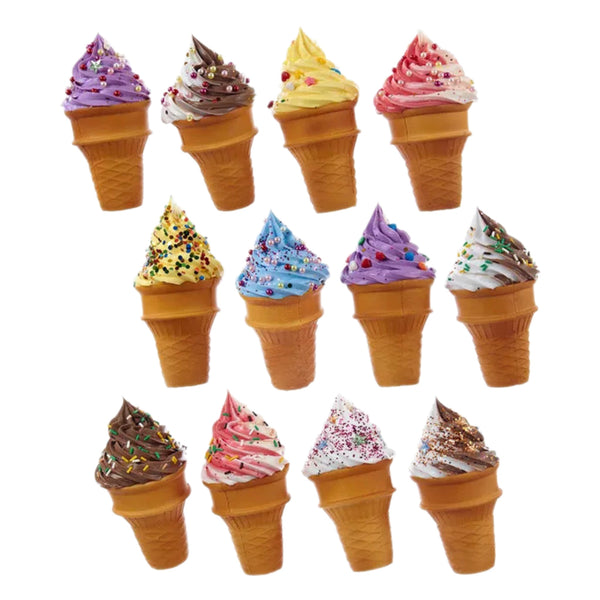 Assorted Ice Cream Cone Ornament, INDIVIDUALLY SOLD